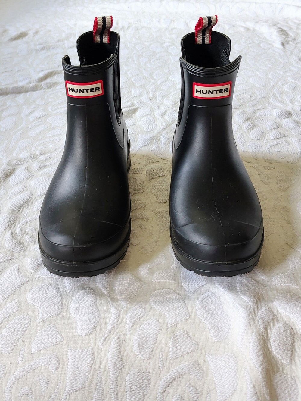 Hunter Tabitha Black Short Rain Boot 8 - Picture 5 of 11